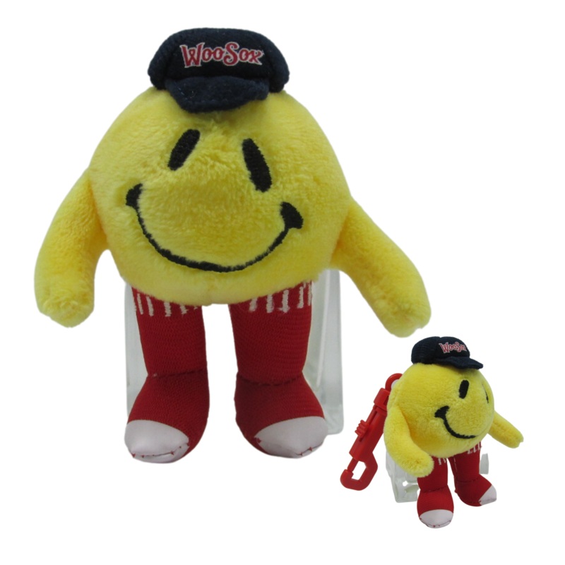 Worcester Red Sox Smiley 3″ Navy Hat Keychain