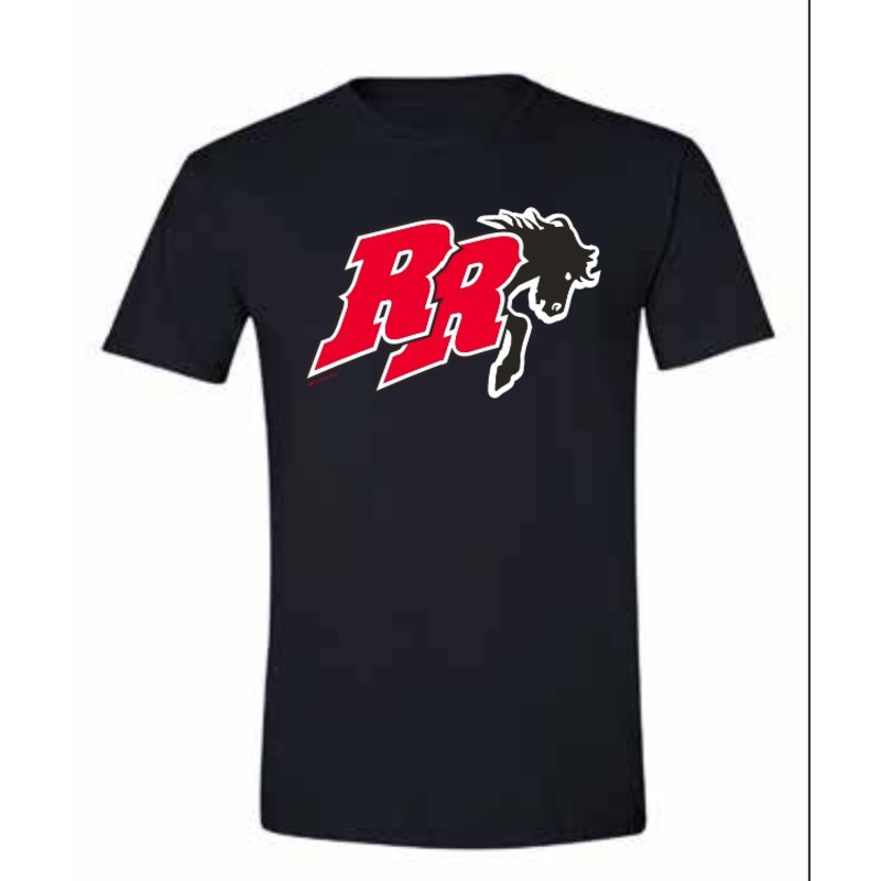 108 Retro RR Black T-Shirt