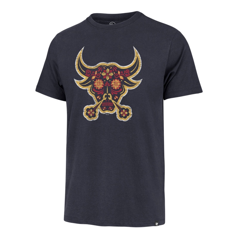 Durham Bulls 47 Brand Atlas Blue Copa Franklin Tee