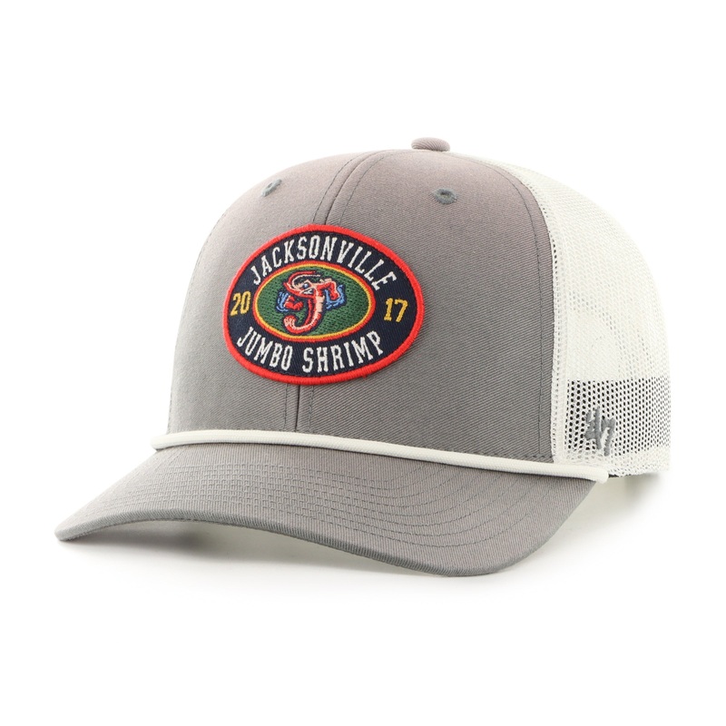 Jacksonville Jumbo Shrimp ’47 Dark Grey Tide Sweep Rope Trucker