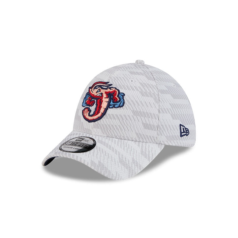 Jacksonville Jumbo Shrimp New Era White Camo 39Thirty