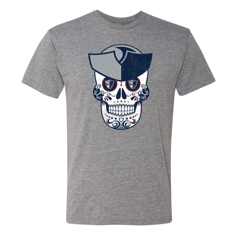 Somerset Patriots Men’s Copa Heather Gray Sugar Skull Tee