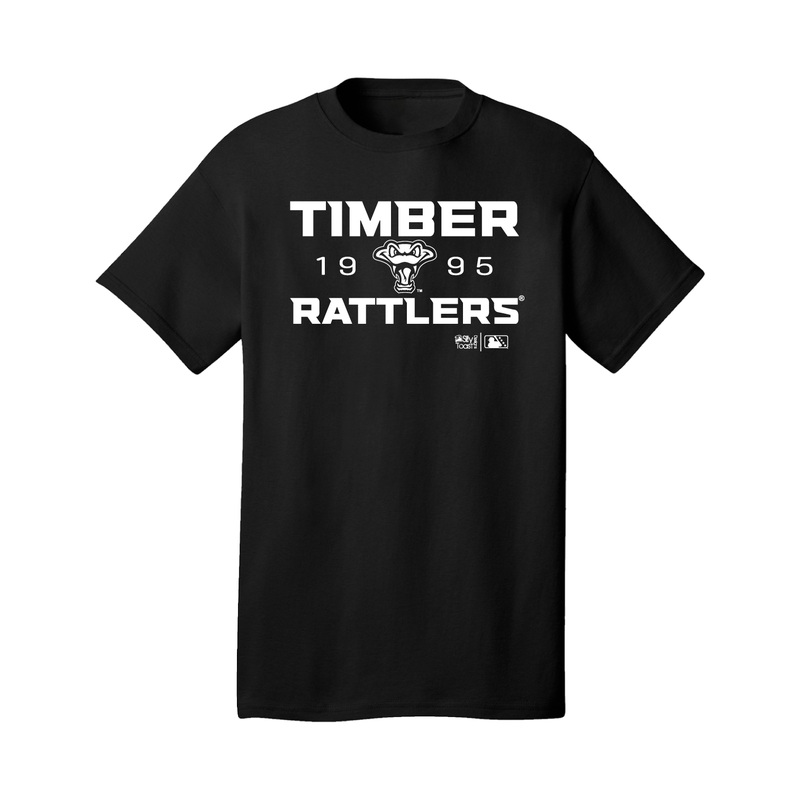 Timber Rattlers Freedom Wear Black 1995 Everette Tee