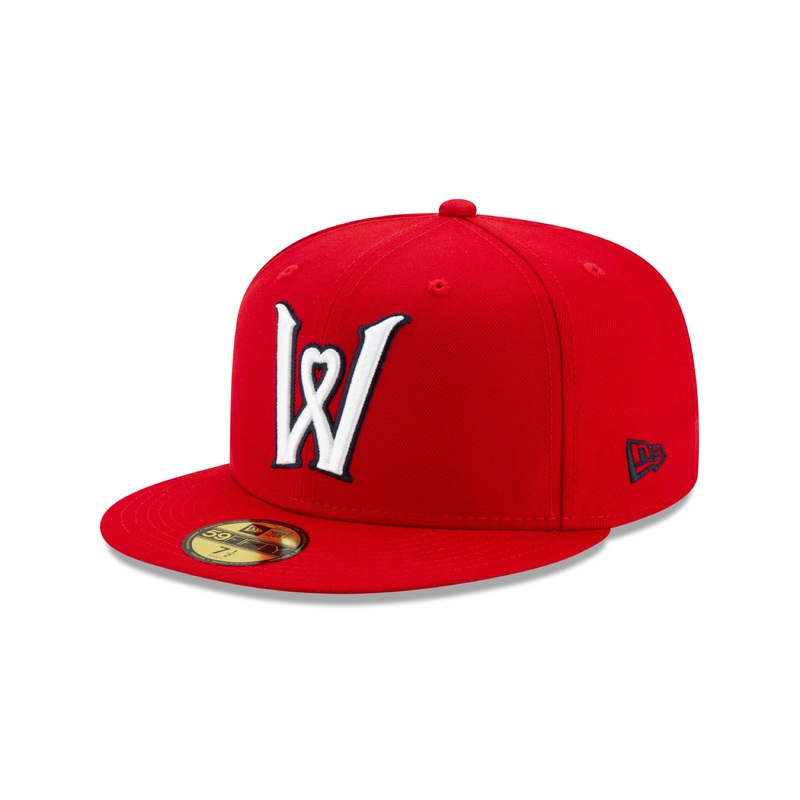 Worcester Red Sox Red Heart W 59FIFTY Hat