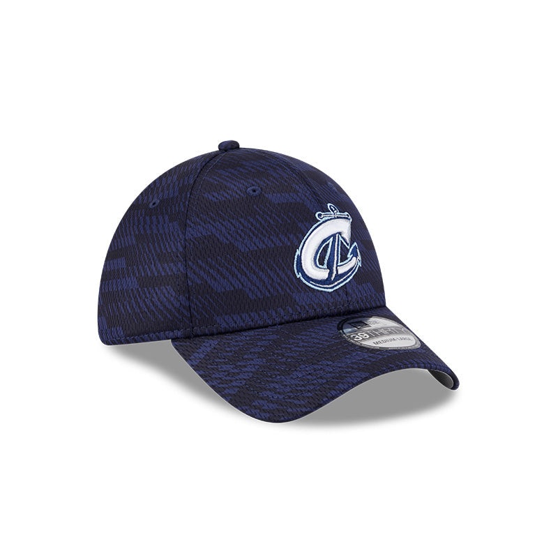 Columbus Clippers New Era Navy Anchor Flex Hat