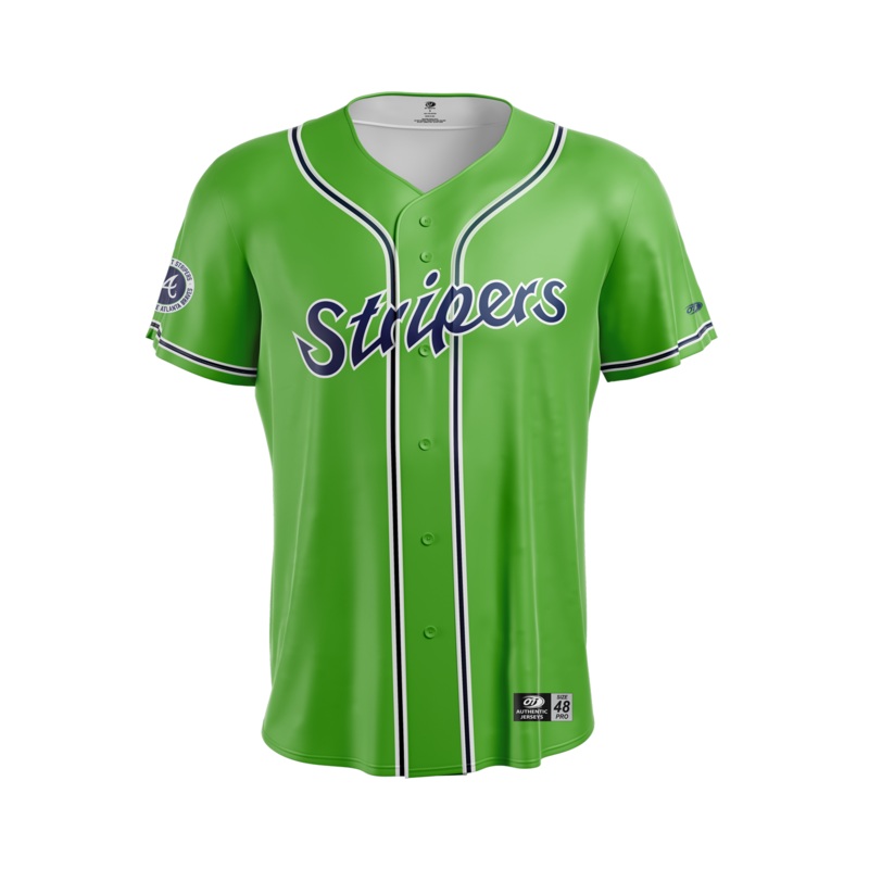 Gwinnett Stripers OT Sports Replica Alternate Jersey- Green