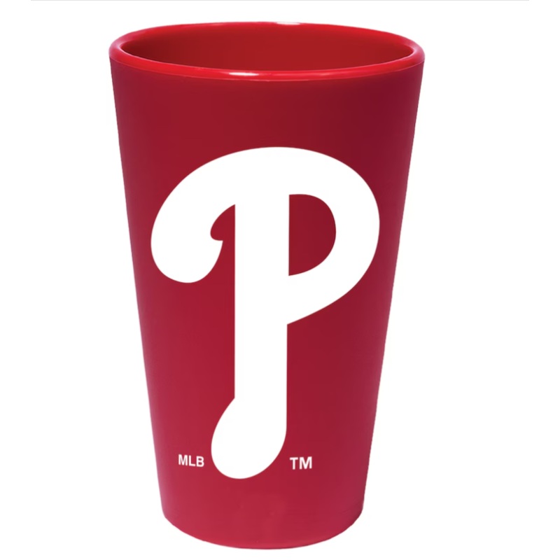 Philadelphia Phillies Red Silicone Pint