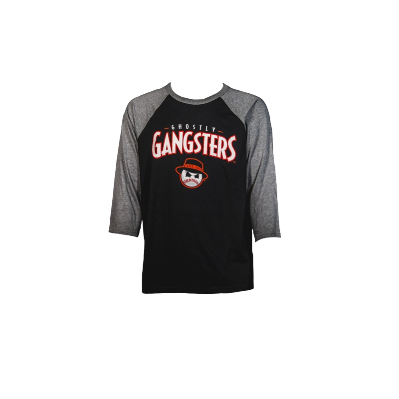 Saints Ghostly Gangsters Raglan Baseball 3/4 T