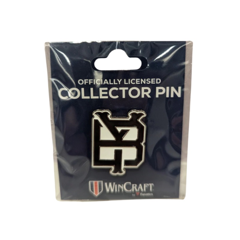 Somerset Patriots NY Black Yankees BY Cap Logo Pin