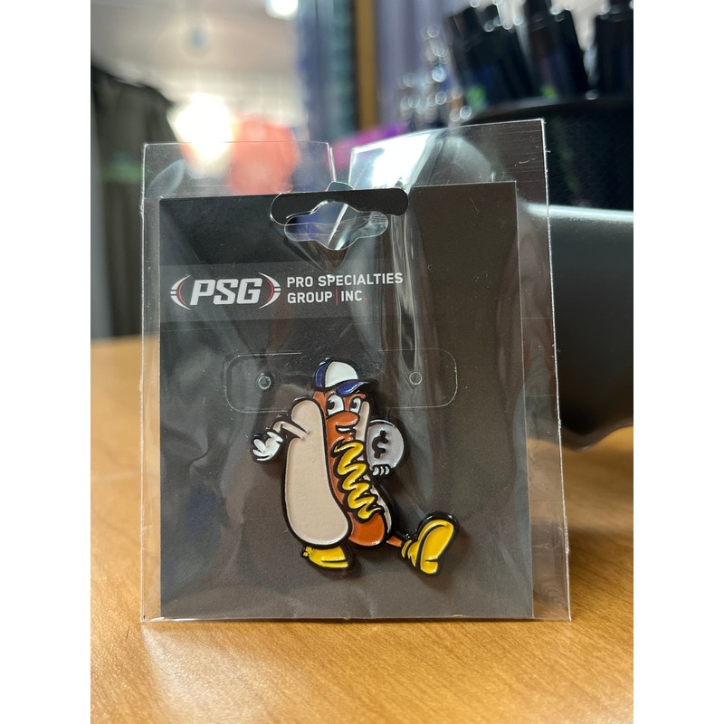 $0.25 Hot Dog Hysteria Lapel Pin