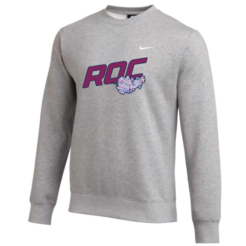 3478 – ROC the Lilac Gray Crewneck