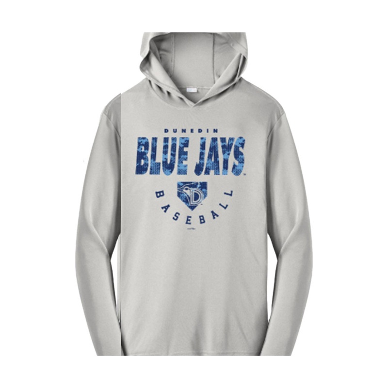 Dunedin Blue Jays Grey Performance Hoodie