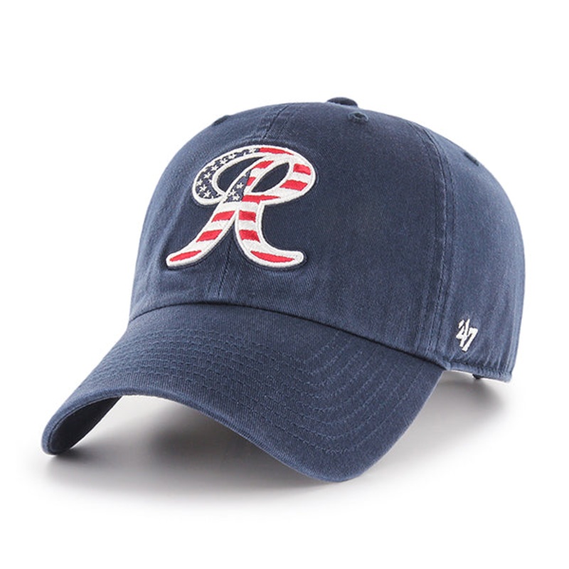 Tacoma Rainiers ’47 Brand Navy Flag R Clean Up Cap