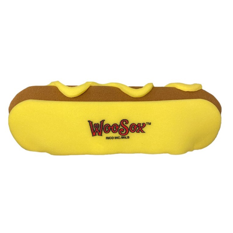 Worcester Red Sox Yellow Foam Hot Dog Hat