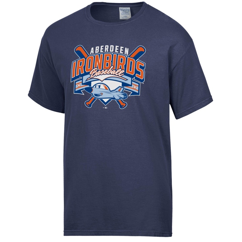 Aberdeen IronBirds – Comfort Wash Navy Tee