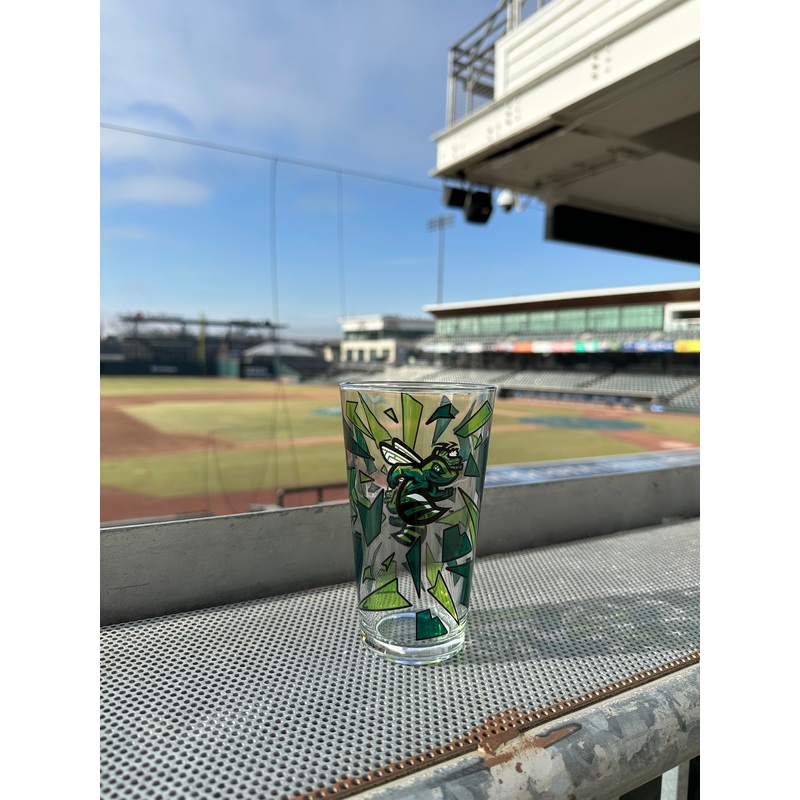 Stained Pint Glass