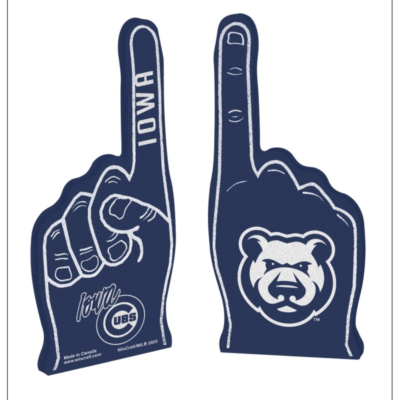 Iowa Cubs Foam Finger