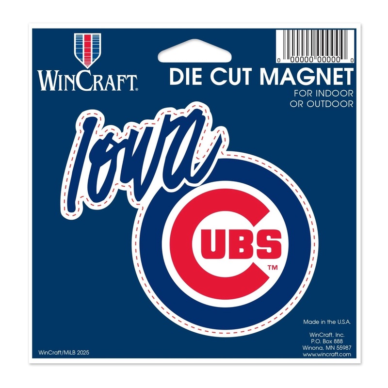 Iowa Cubs WinCraft Die Cut Magnet