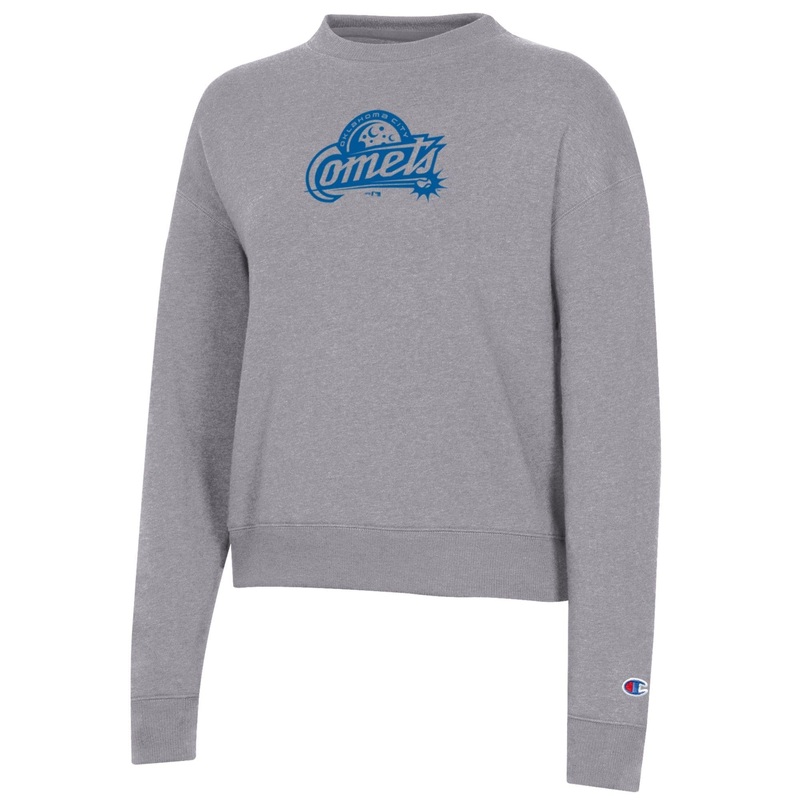 OKC Comets Women’s Primary Gray Crew