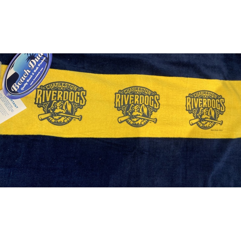 Charleston RiverDogs Classic Rugby Beach Towel