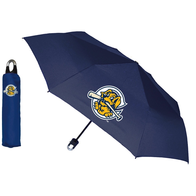 Charleston RiverDogs Storm Clip Folding Umbrella