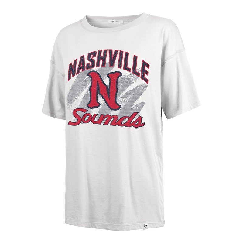 Nashville Sounds ’47 Brand Women’s Sandstone Shader Sadie Tee