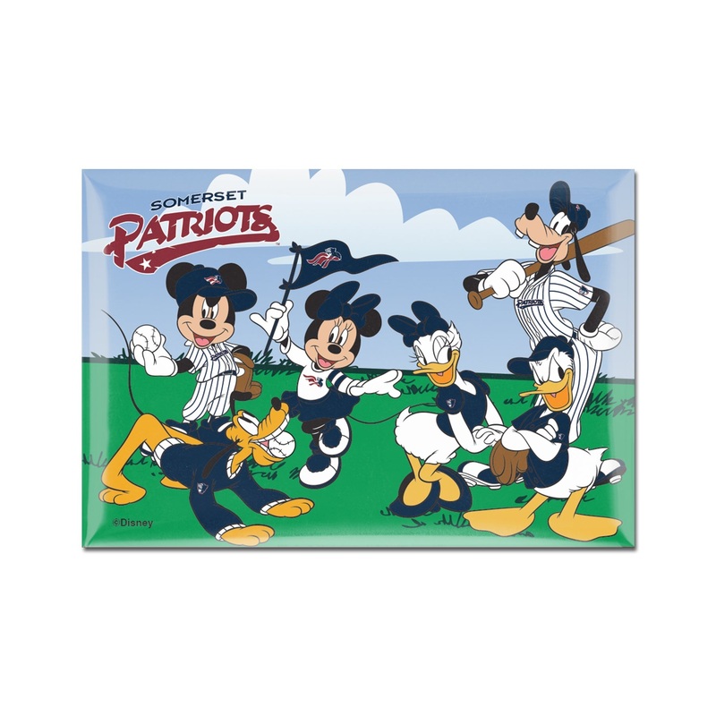 Somerset Patriots 2″ X 3″ Disney Co-Branded Fridge Magnet
