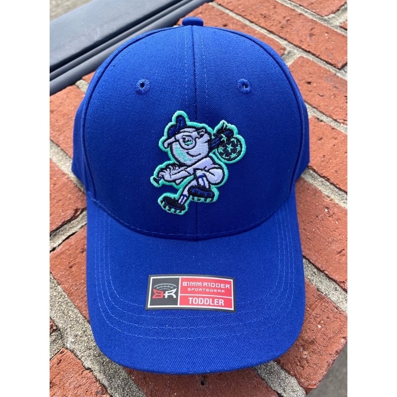 The Asheville Tourists Toddler Royal Batting Practice Cap