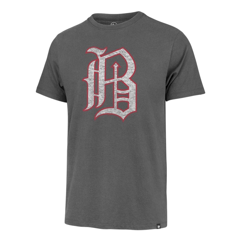 ’47 Brand Charcoal Premier Franklin Old English B Tee
