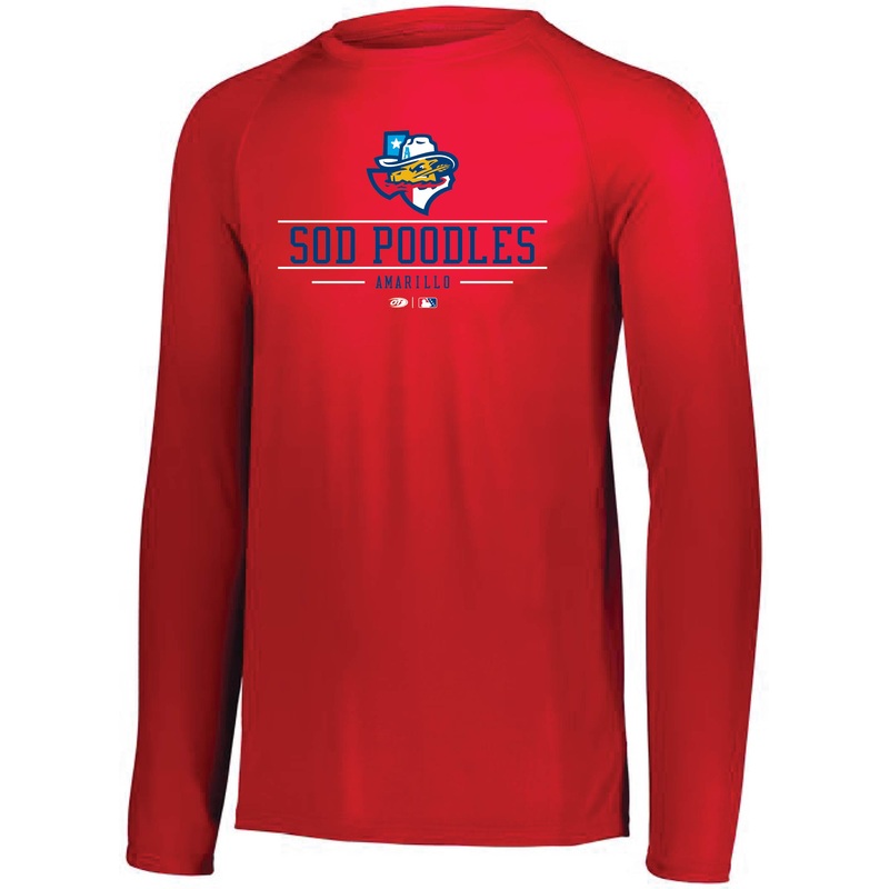 Amarillo Sod Poodles 2025 On Field Long Sleeve Tee