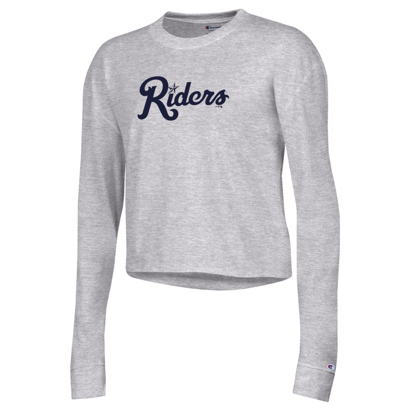 Champion Women’s Gray Crop Long Sleeve