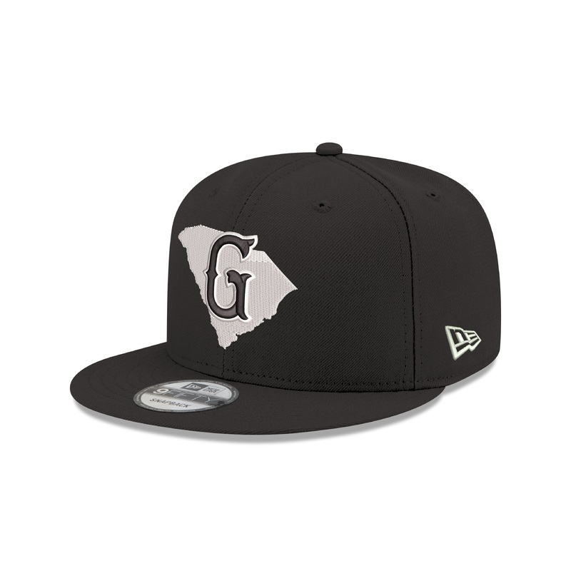 Greenville Drive New Era Black 59FIFTY G State Hat