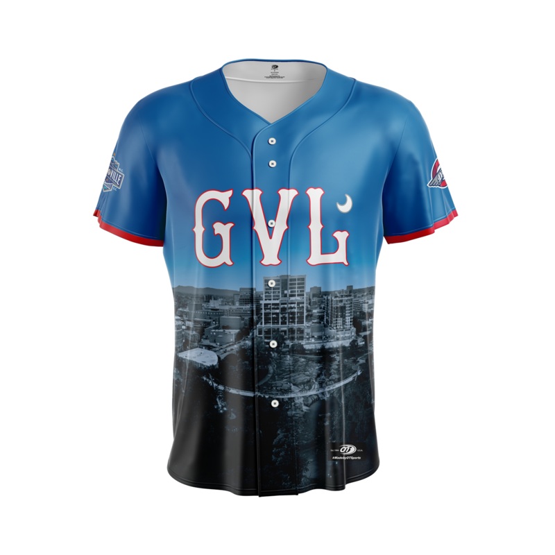 Greenville Drive OT Sport Ville to Ville Sublimated Replica Jersey