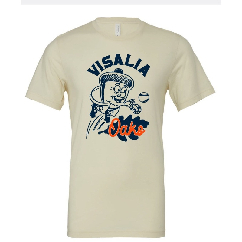 Old School Visalia Oaks/Acorn Tee