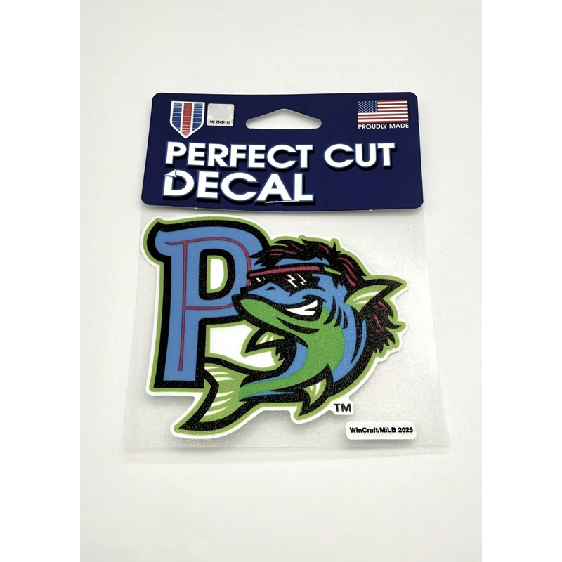 Pensacola Blue Wahoos Perfect Cut Mullet Decal