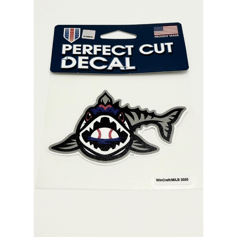 Pensacola Blue Wahoos Swimming Perfect Cut Decal