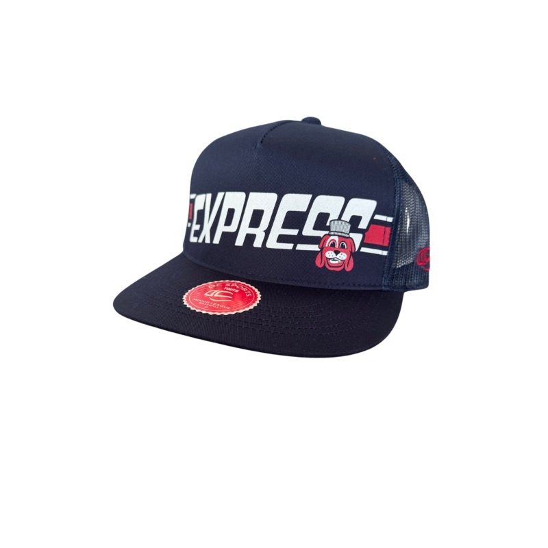 Round Rock Express Outdoor Cap Youth Navy/Navy Mesh Bullpen Cap