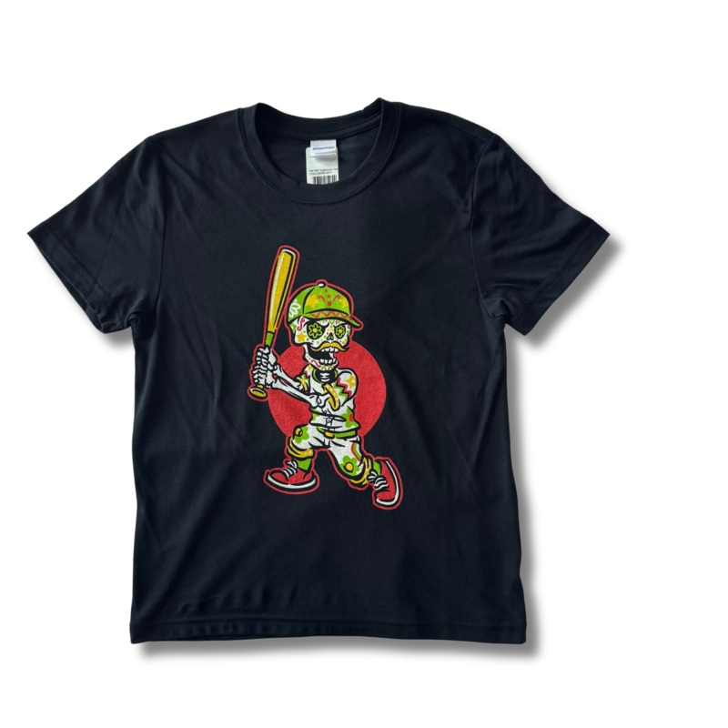 Round Rock Express Youth Black Sugar Skull Tee