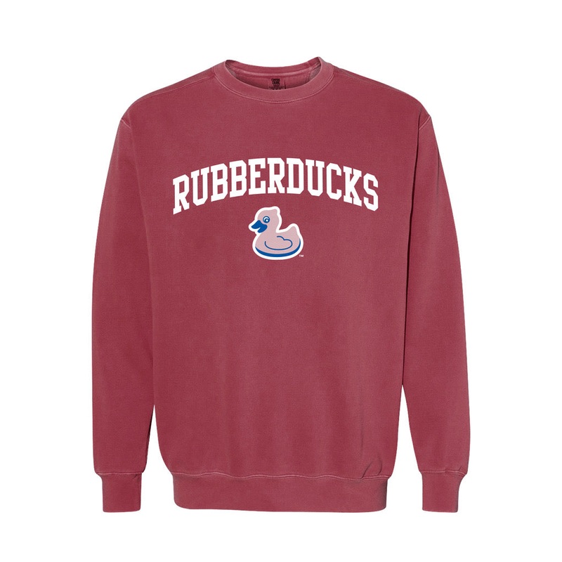 Soft as a Grape Crimson Felt Crew