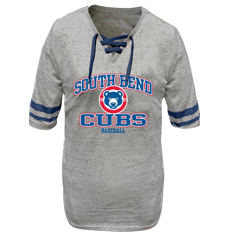 South Bend Cubs Women’s Plus Size Laces T-Shirt