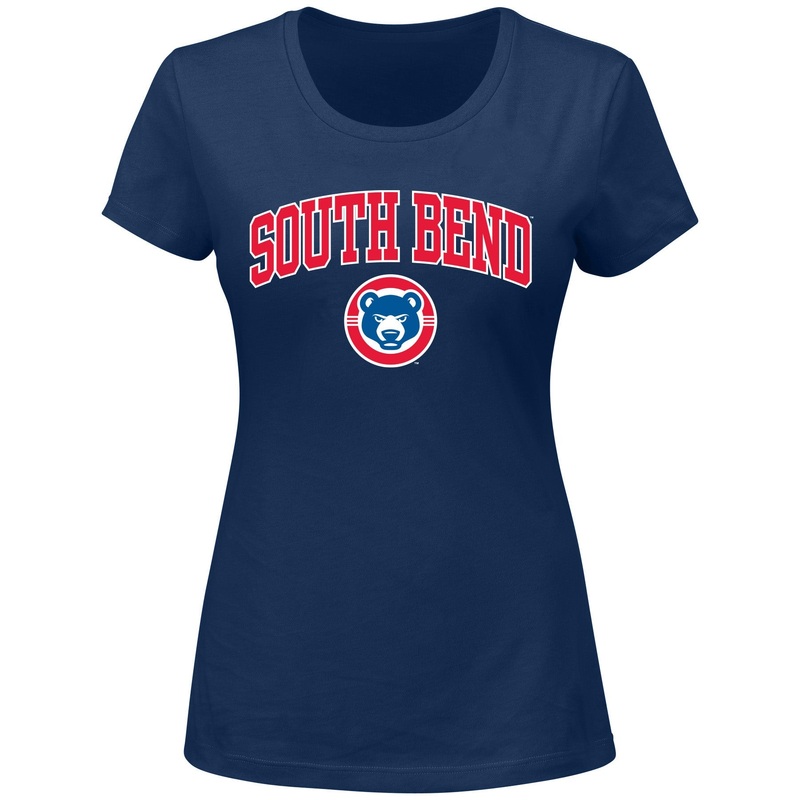 South Bend Cubs Women’s Plus V-neck T-Shirt