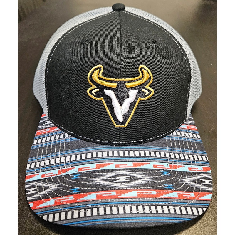 Black/Tribal Toros Snapback Hat