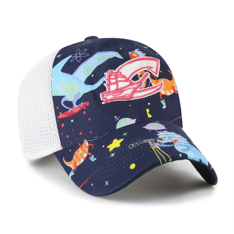 Columbus Clippers 47 Brand Youth Space Dino Clean up