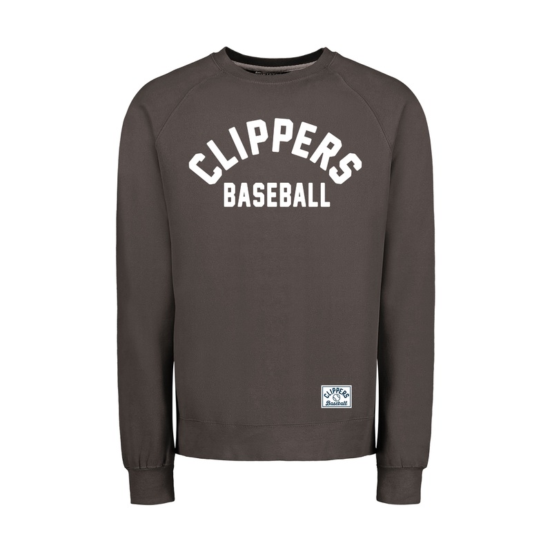 Columbus Clippers MV Sport Vintage Fleece Arch Raglan Crew