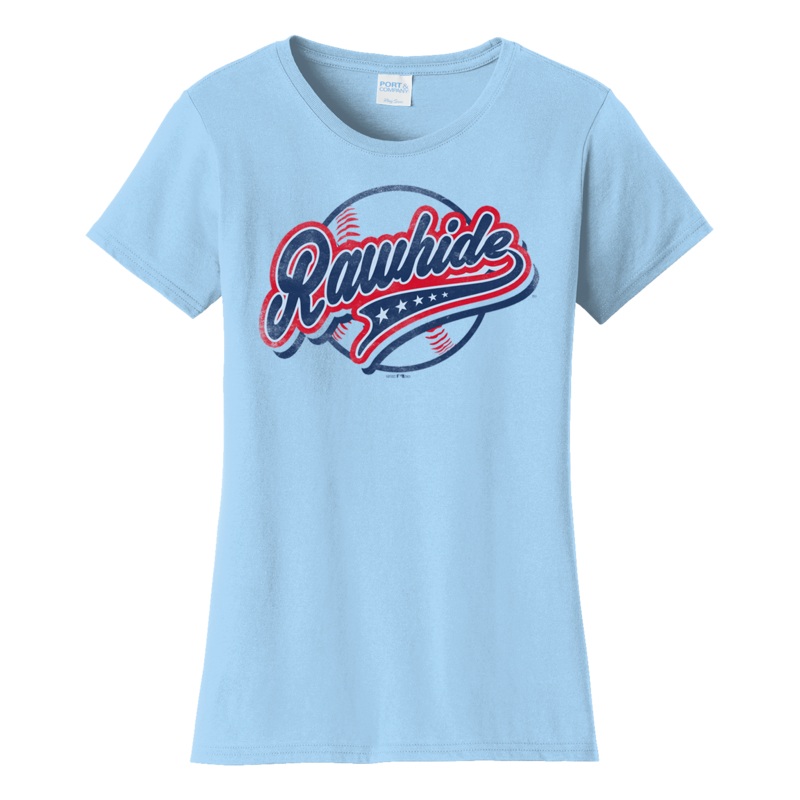 Cursive Red, White & Blue Rawhide Women’s Tee