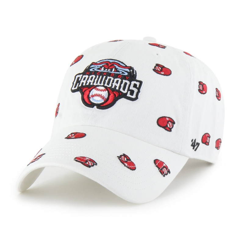 Hickory Crawdads ’47 Confetti Clean Up Ladies Adjustable Cap