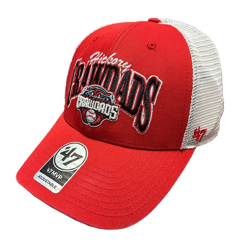 Hickory Crawdads ’47 Keystone Mesh Adjustable Hat