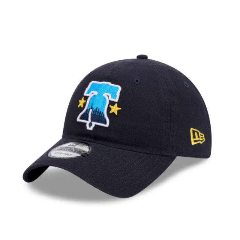 New Era 9Twenty Philadelphia Phillies Navy City Connect Youth Adjustable