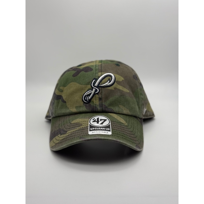Pensacola Blue Wahoos Camo Clean Up Hat