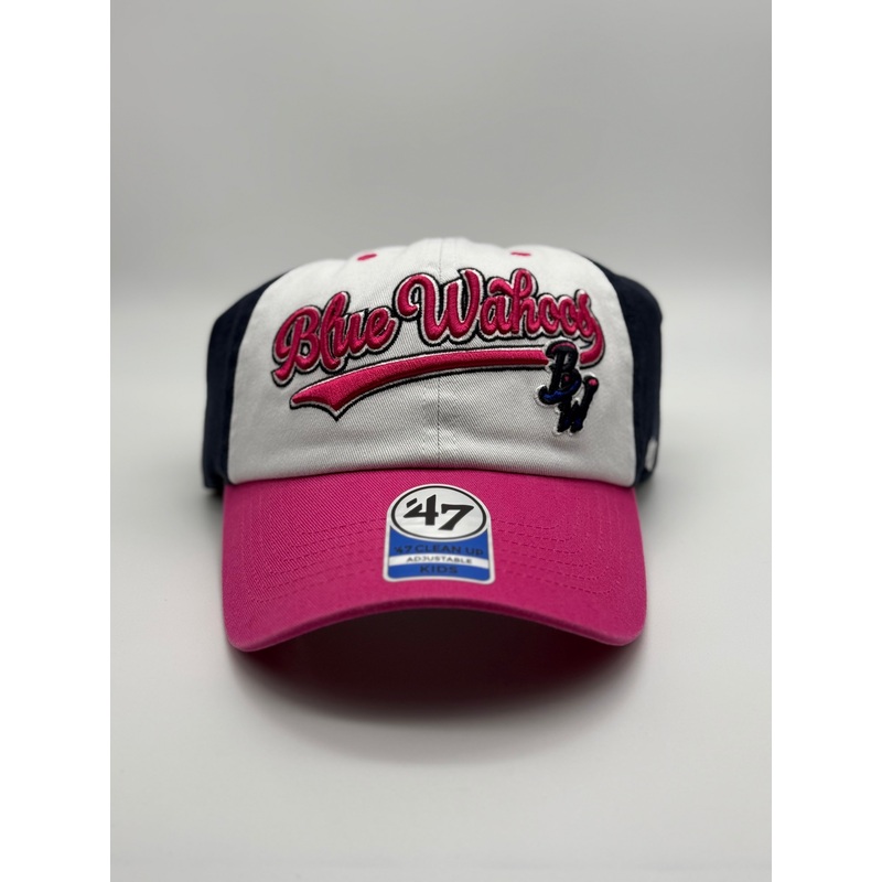 Pensacola Blue Wahoos Navy Scooter Clean Up Youth Hat